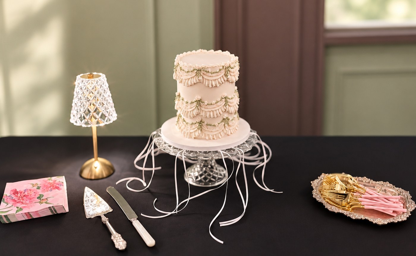 A party cake in the tea room